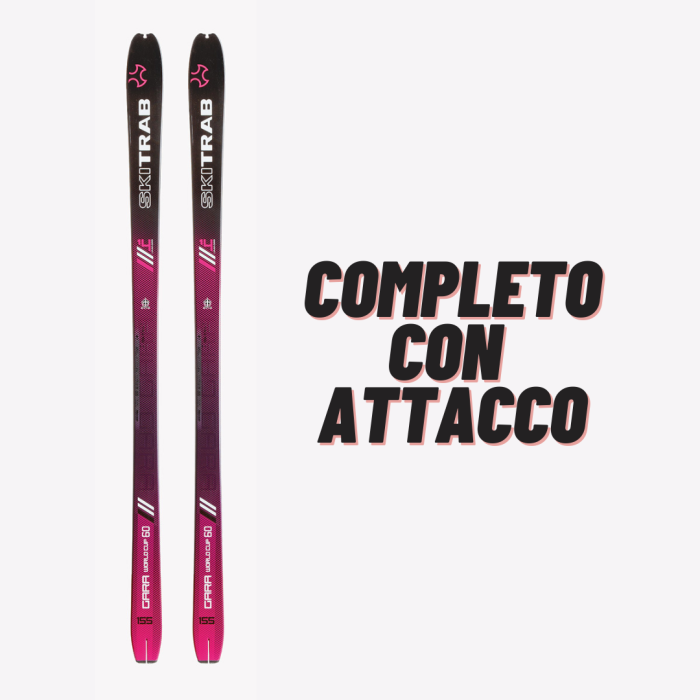 KIT COMPLETO SKI TRAB GARA WORLD CUP 60 WOMAN + ATTACCO